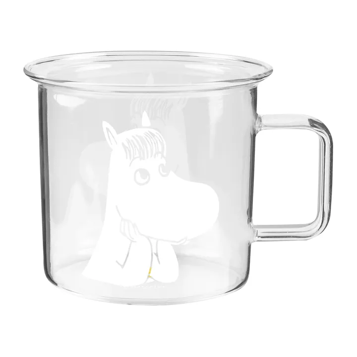 Moomin szklany kubek przezroczysty 350 ml - Migotka - Muurla