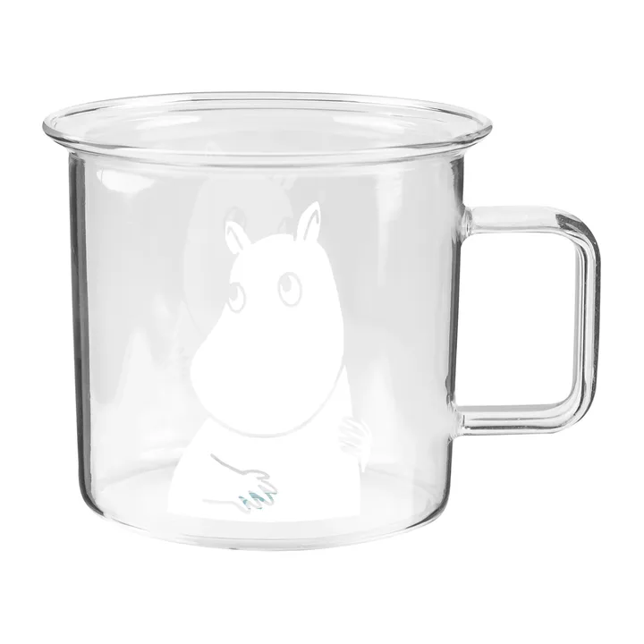 Moomin szklany kubek przezroczysty 350 ml - Muminek - Muurla