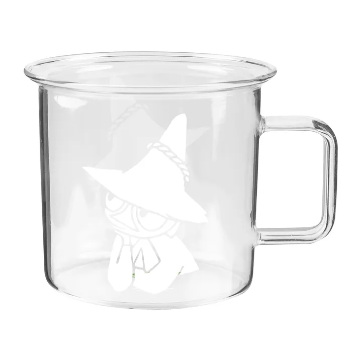 Moomin szklany kubek przezroczysty 350 ml - Włóczykij - Muurla
