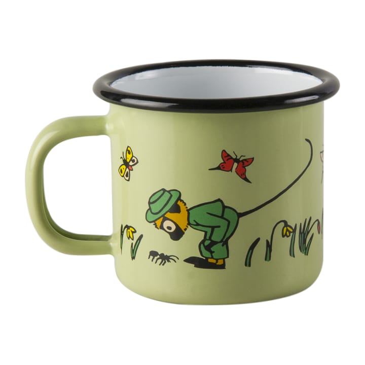 Mr. Nilsson kubek emaliowany 1,5 dl, Green Muurla