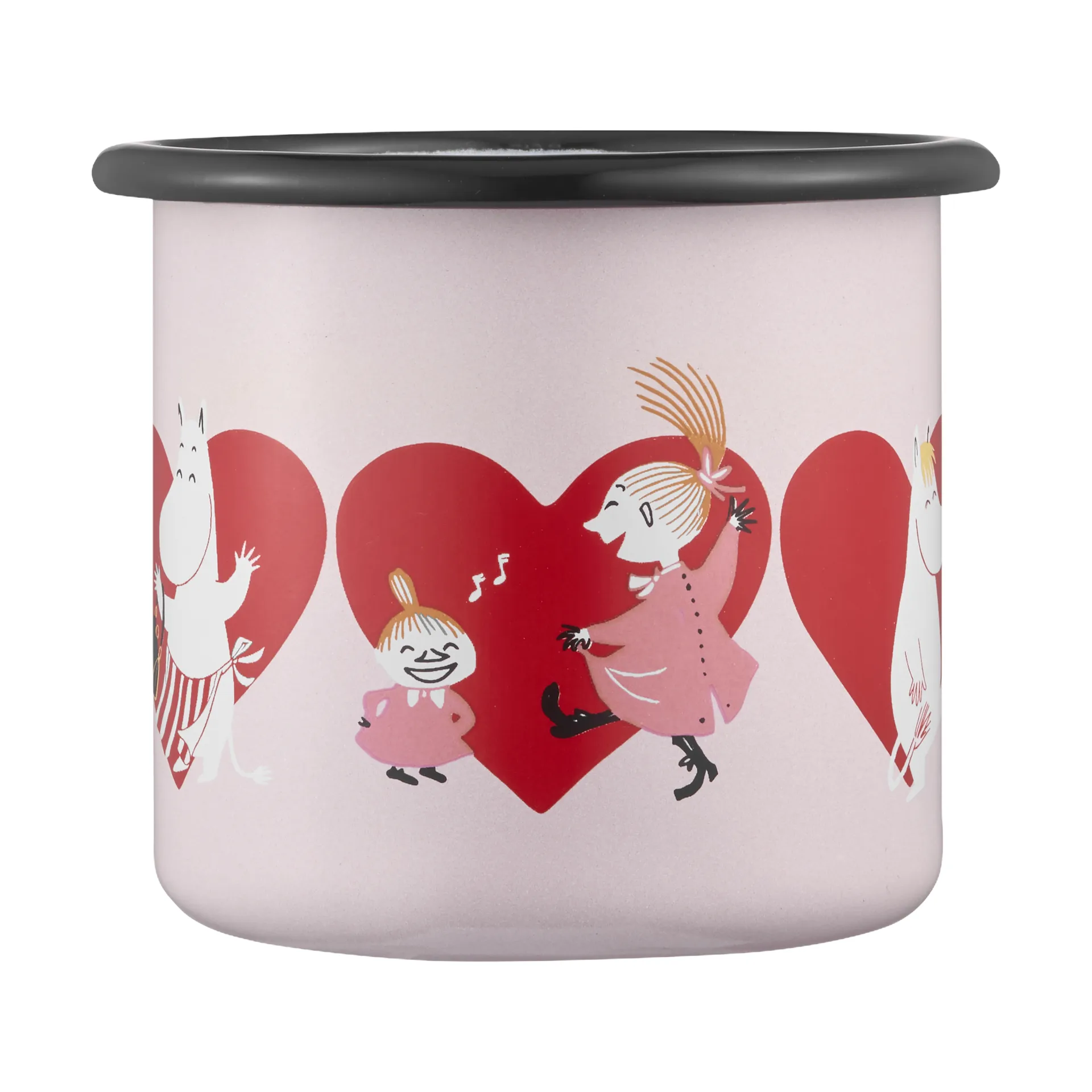 Mumin emaliowany kubek 250 ml, Heart Muurla