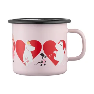 Mumin emaliowany kubek 250 ml - Heart - Muurla
