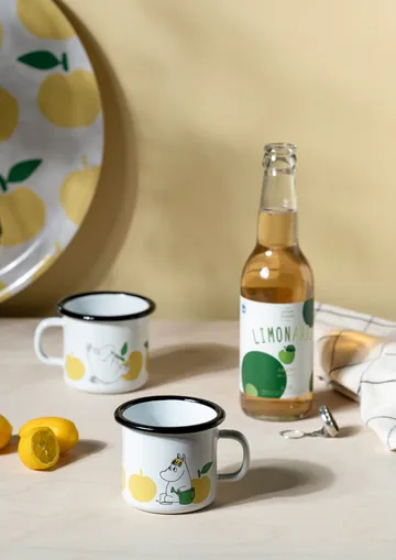 Mumin emaliowany kubek 250 ml - Joyfull Apples - Muurla