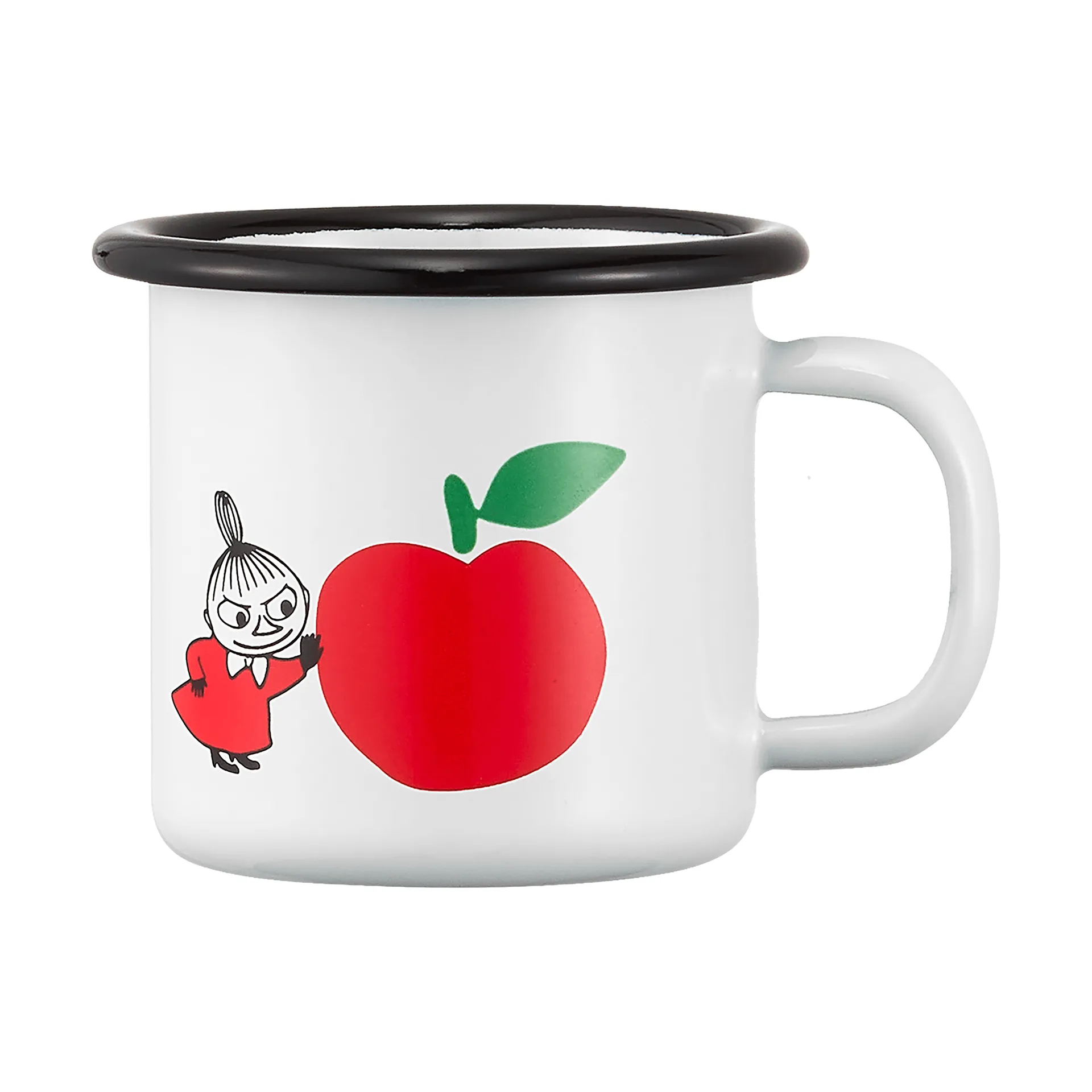 Mumin kubek emaliowany 150 ml, Joyfull Apples Muurla