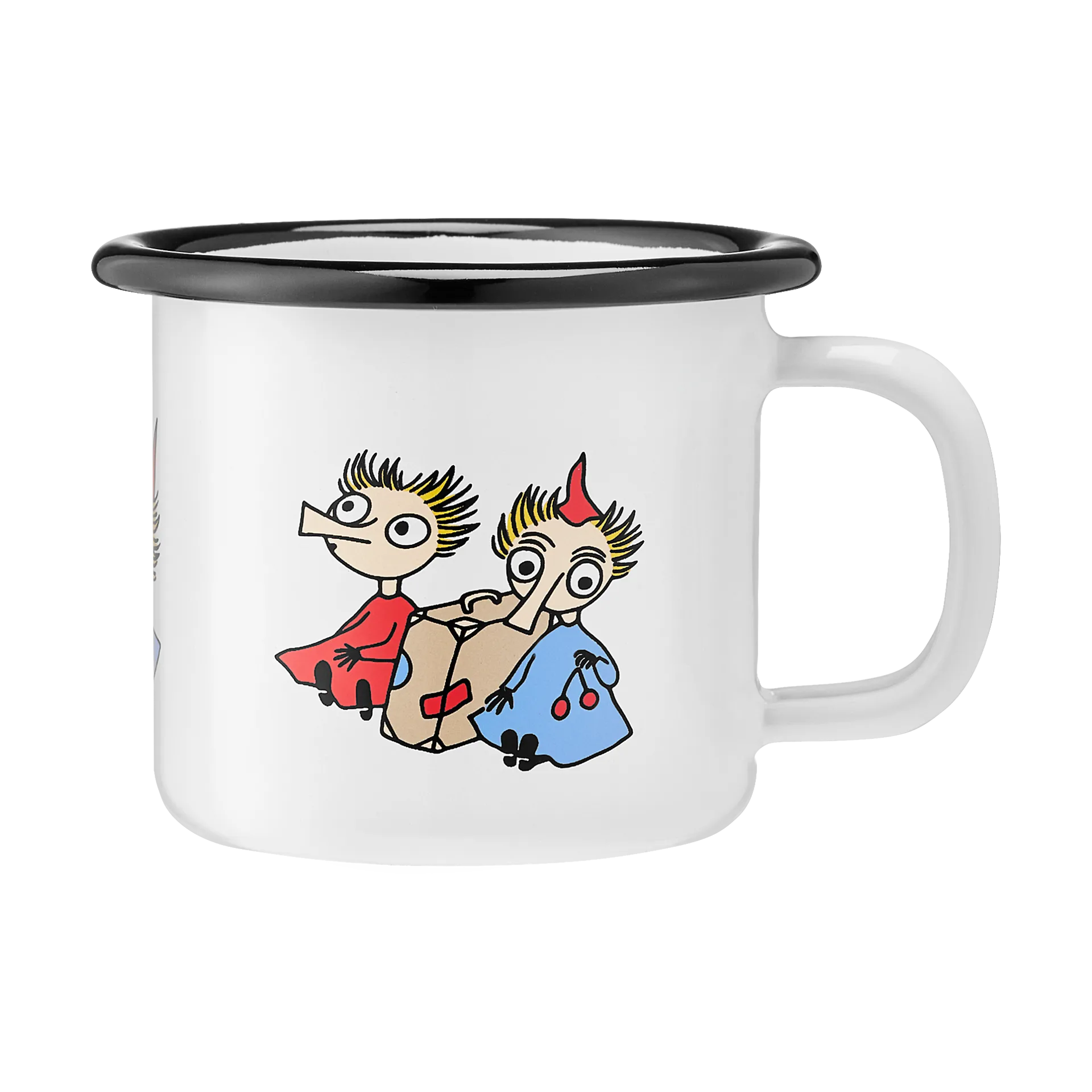 Mumin kubek emaliowany 150 ml, Thingumy and Bob Muurla