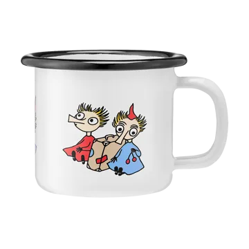Mumin kubek emaliowany 150 ml - Thingumy and Bob - Muurla