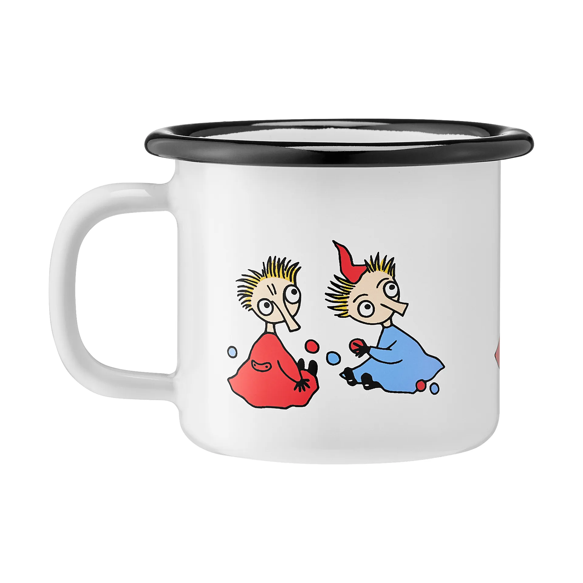 Mumin kubek emaliowany 150 ml, Thingumy and Bob Muurla