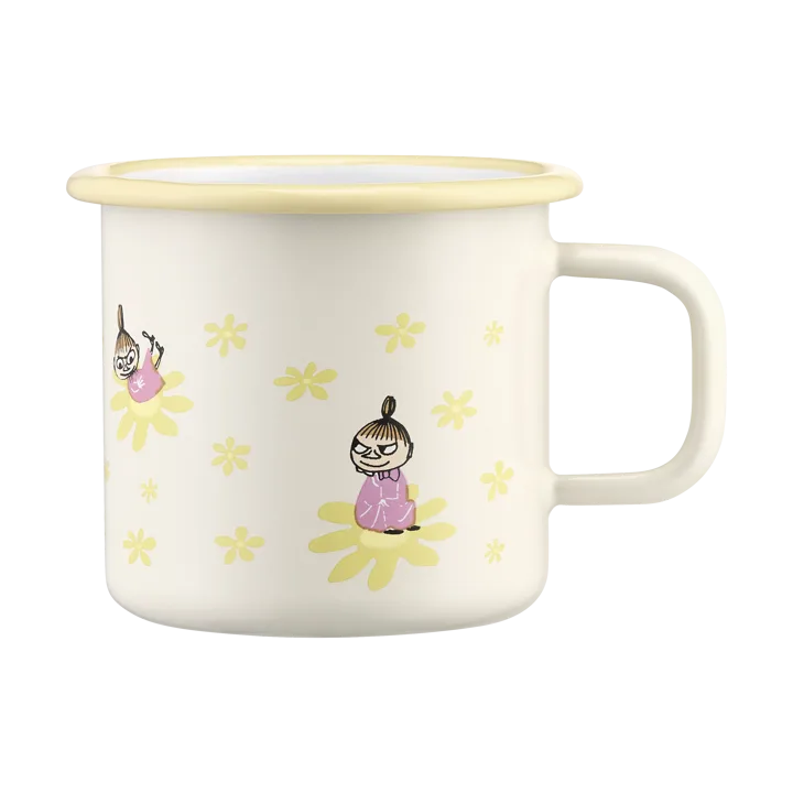Mumin kubek emaliowany 370 ml - Flowers - Muurla