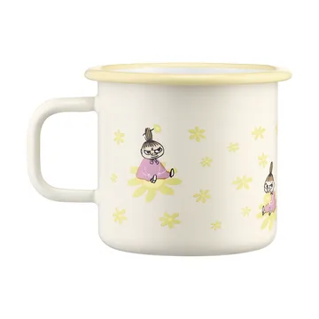 Mumin kubek emaliowany 370 ml - Flowers - Muurla