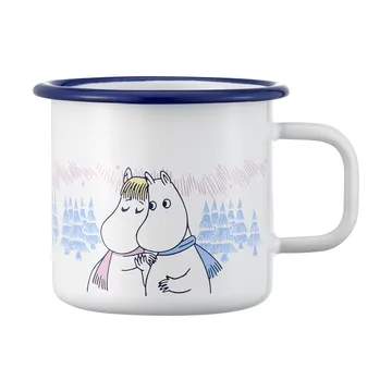 Mumin kubek emaliowany 370 ml - Frosty Day - Muurla