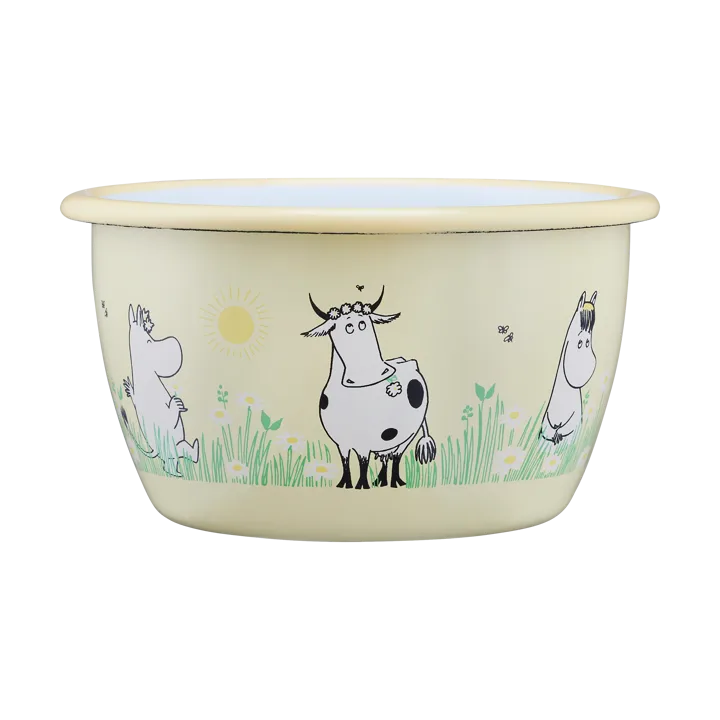 Mumin miska emaliowana 300 ml - Meadow - Muurla