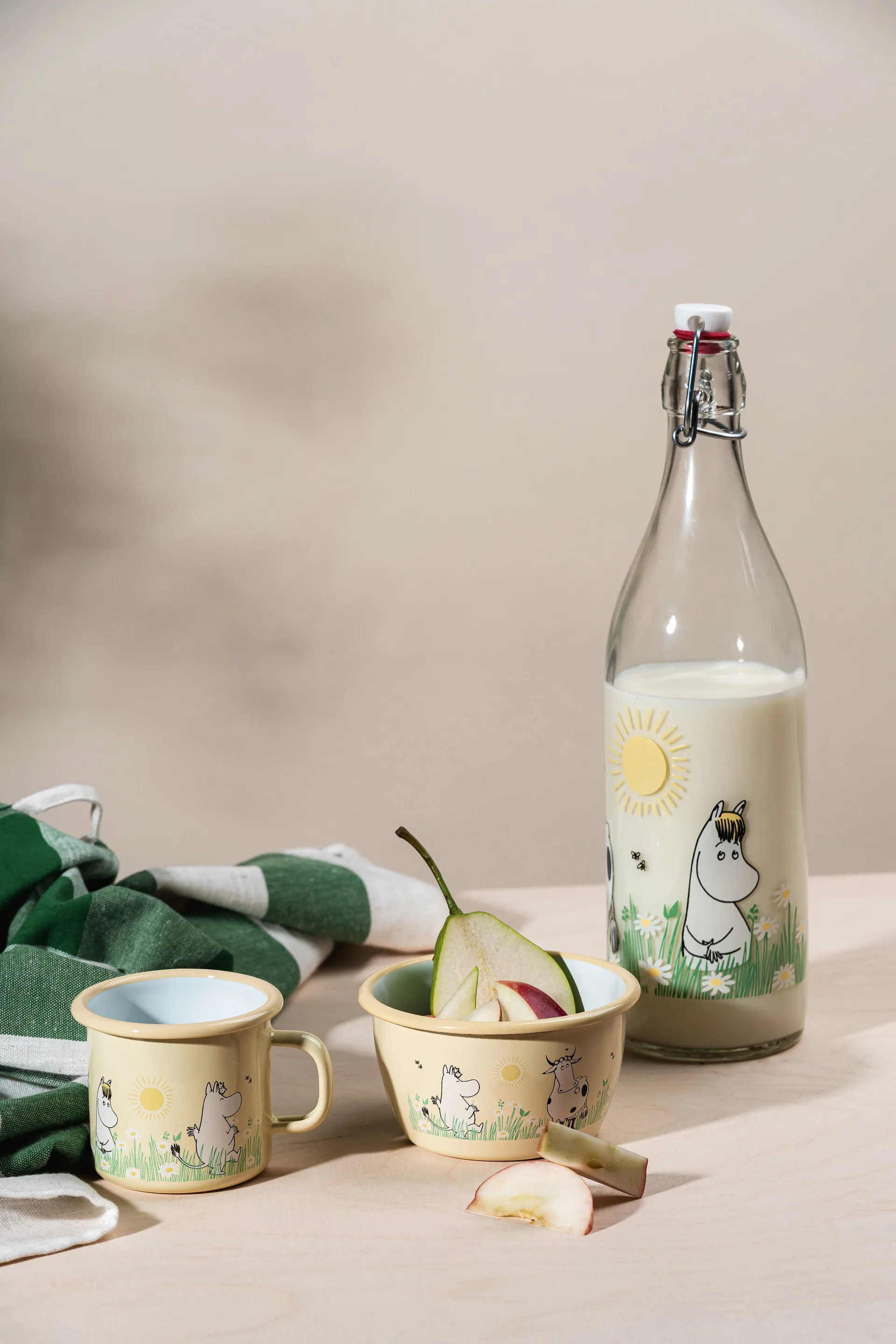 Mumin miska emaliowana 300 ml, Meadow Muurla