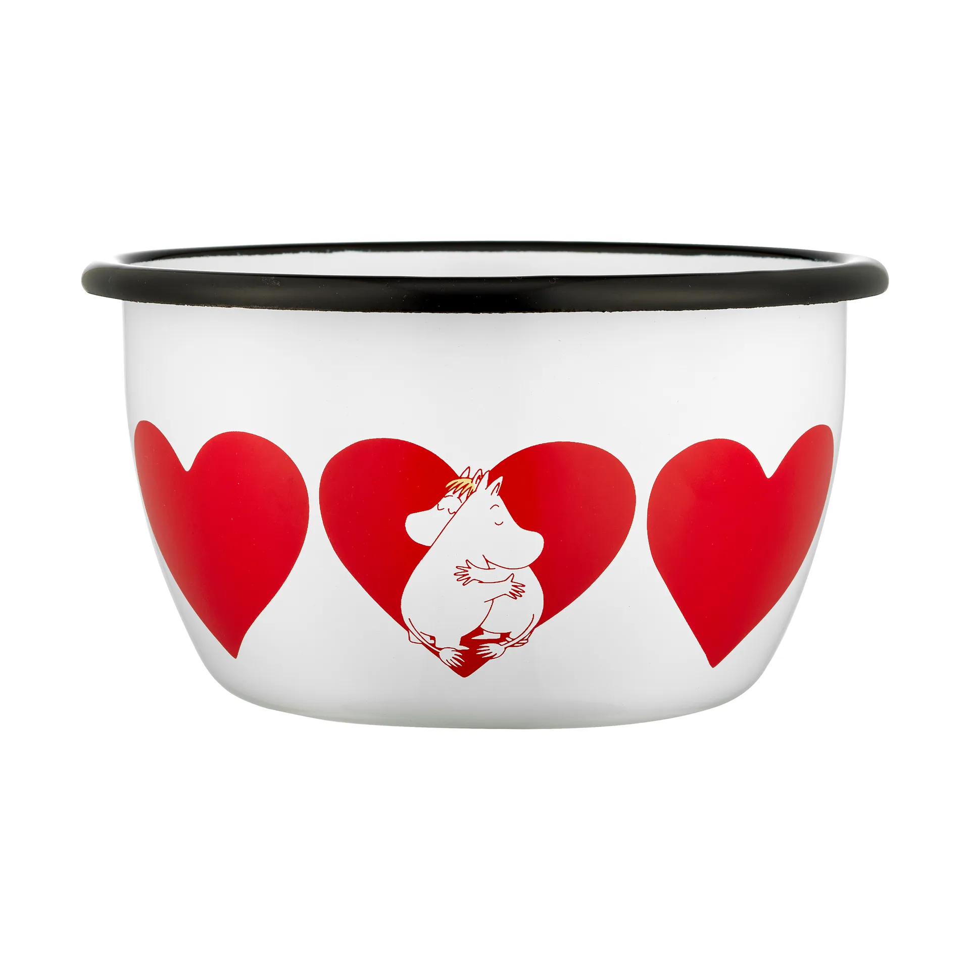 Mumin miska emaliowana 600 ml, Heart Muurla