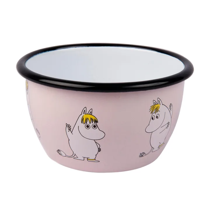 Mumin Retro emaliowana miska 600 ml - Panna Migotka - Muurla