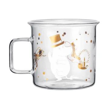 Mumin szklany kubek 350 ml - Sparkling stars - Muurla