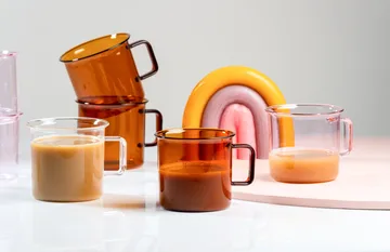 Muurla szklany kubek 350 ml - Amber (bursztyn) - Muurla