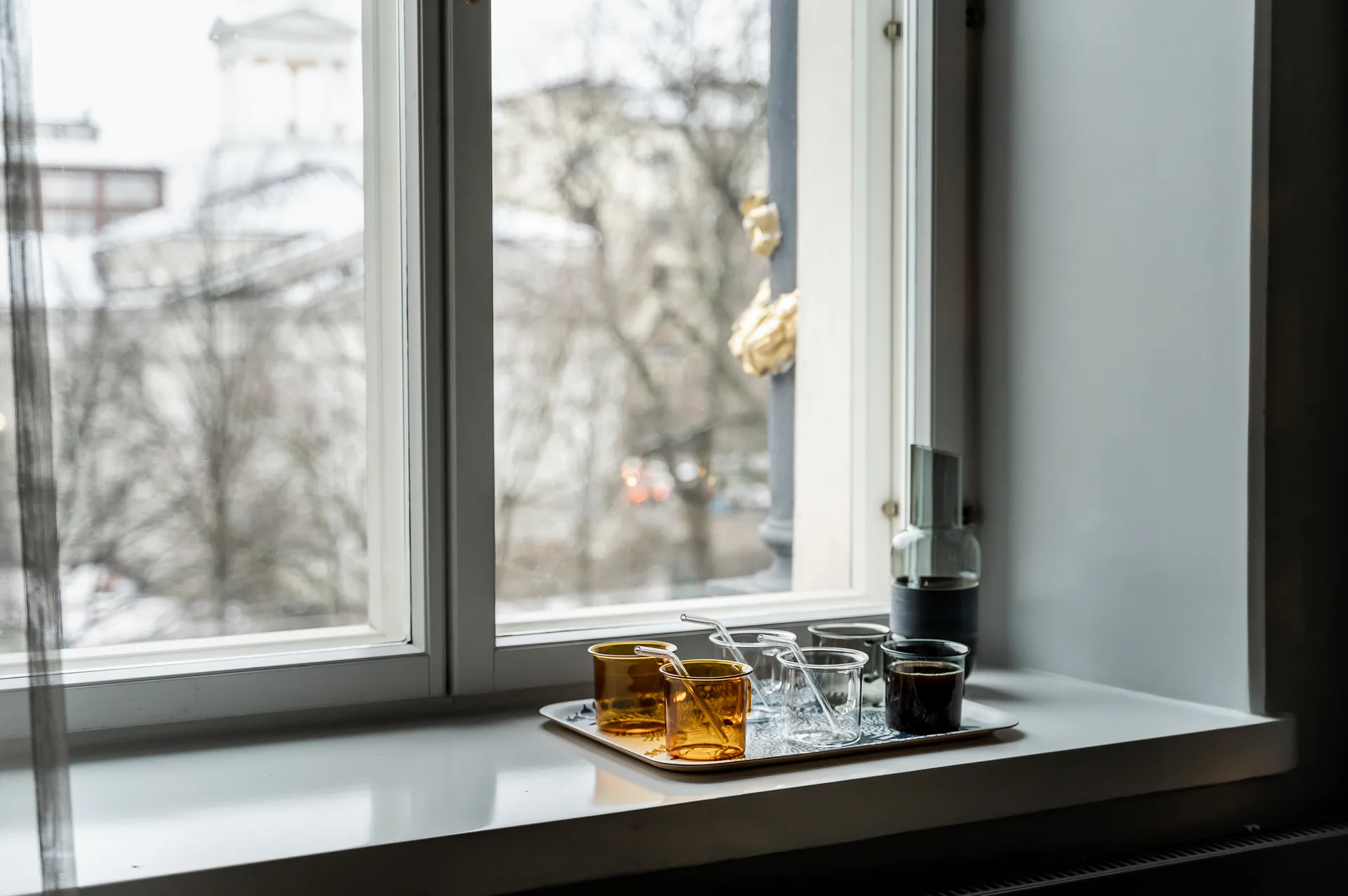 Muurla szklany kubek 350 ml, Amber (bursztyn) Muurla