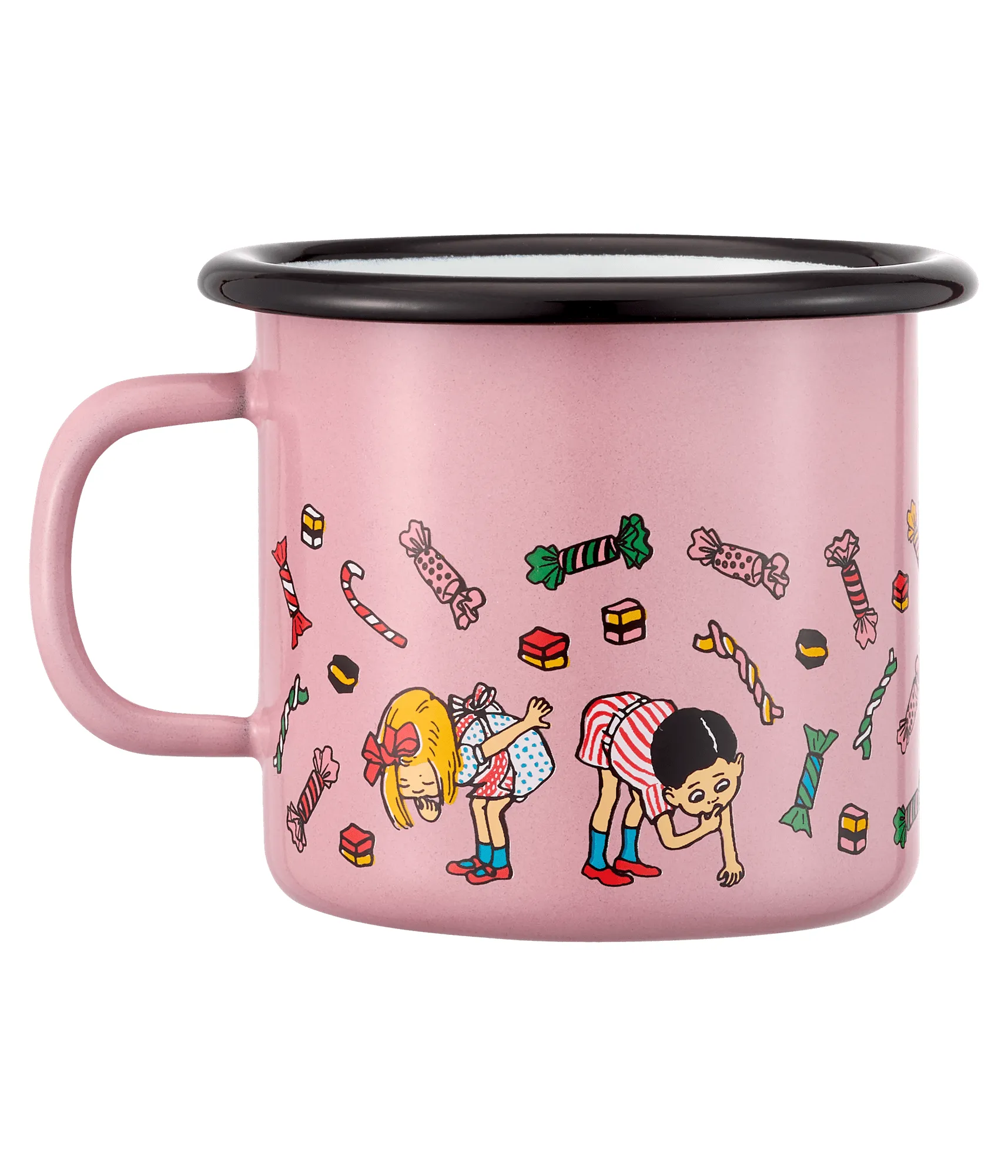 Pippi emaliowany kubek 250 ml, Candy Muurla