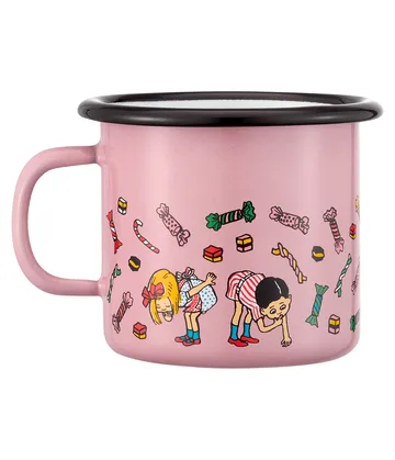 Pippi emaliowany kubek 250 ml - Candy - Muurla