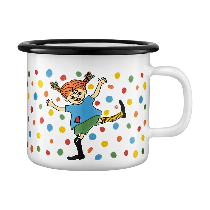 Pippi emaliowany kubek 250 ml - Hoppsansa - Muurla