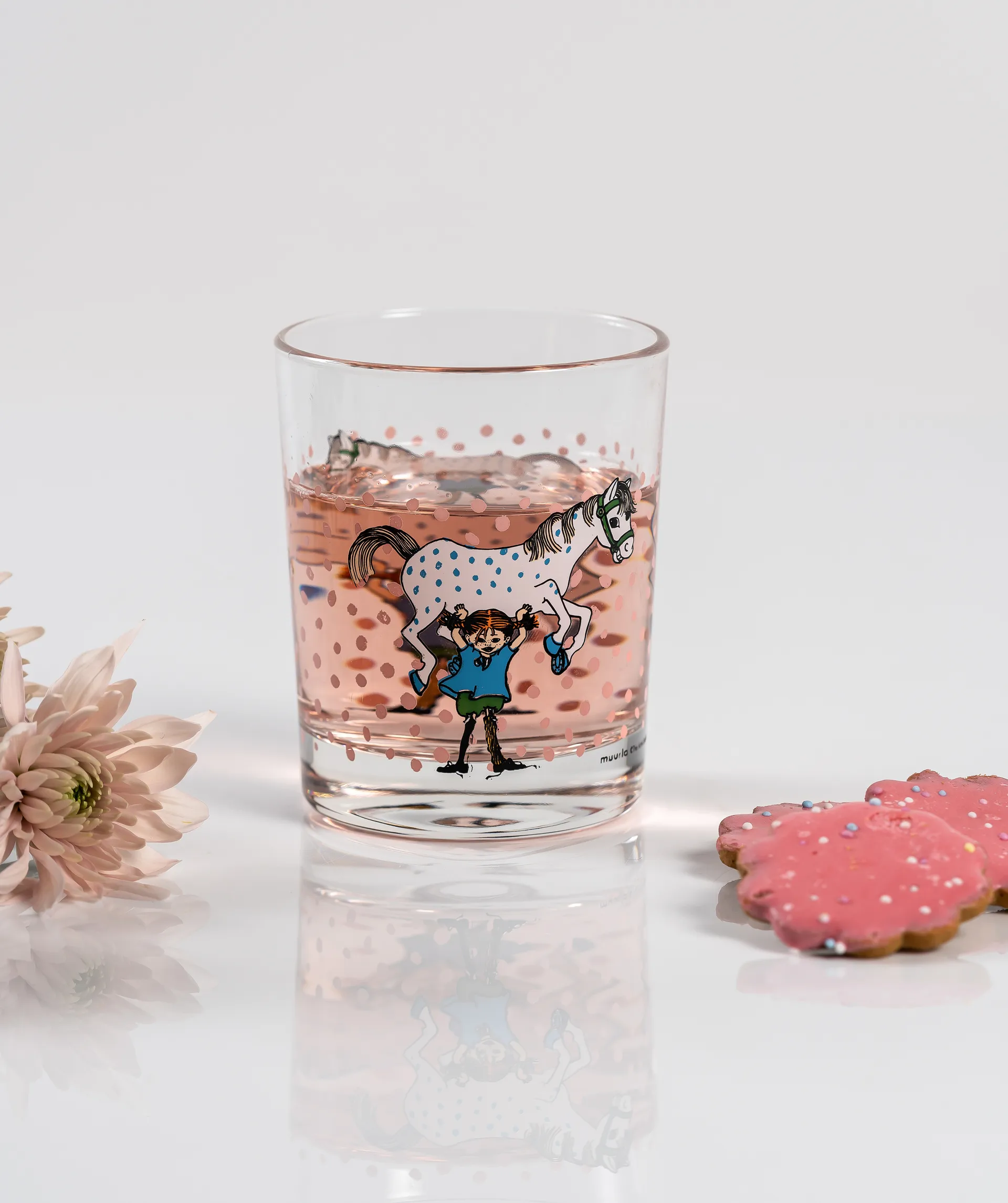 Pippi & Lilla Gubben szklanka 200 ml, Multi Muurla