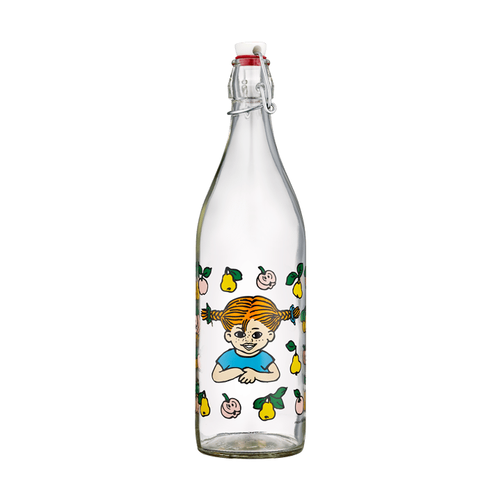 Pippi szklana butelka 1 L - Fruits - Muurla