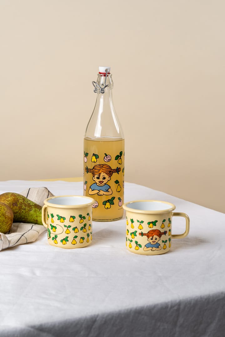 Pippi szklana butelka 1 L, Fruits Muurla