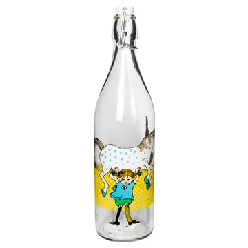 Pippi szklana butelka 1 L - Multi - Muurla