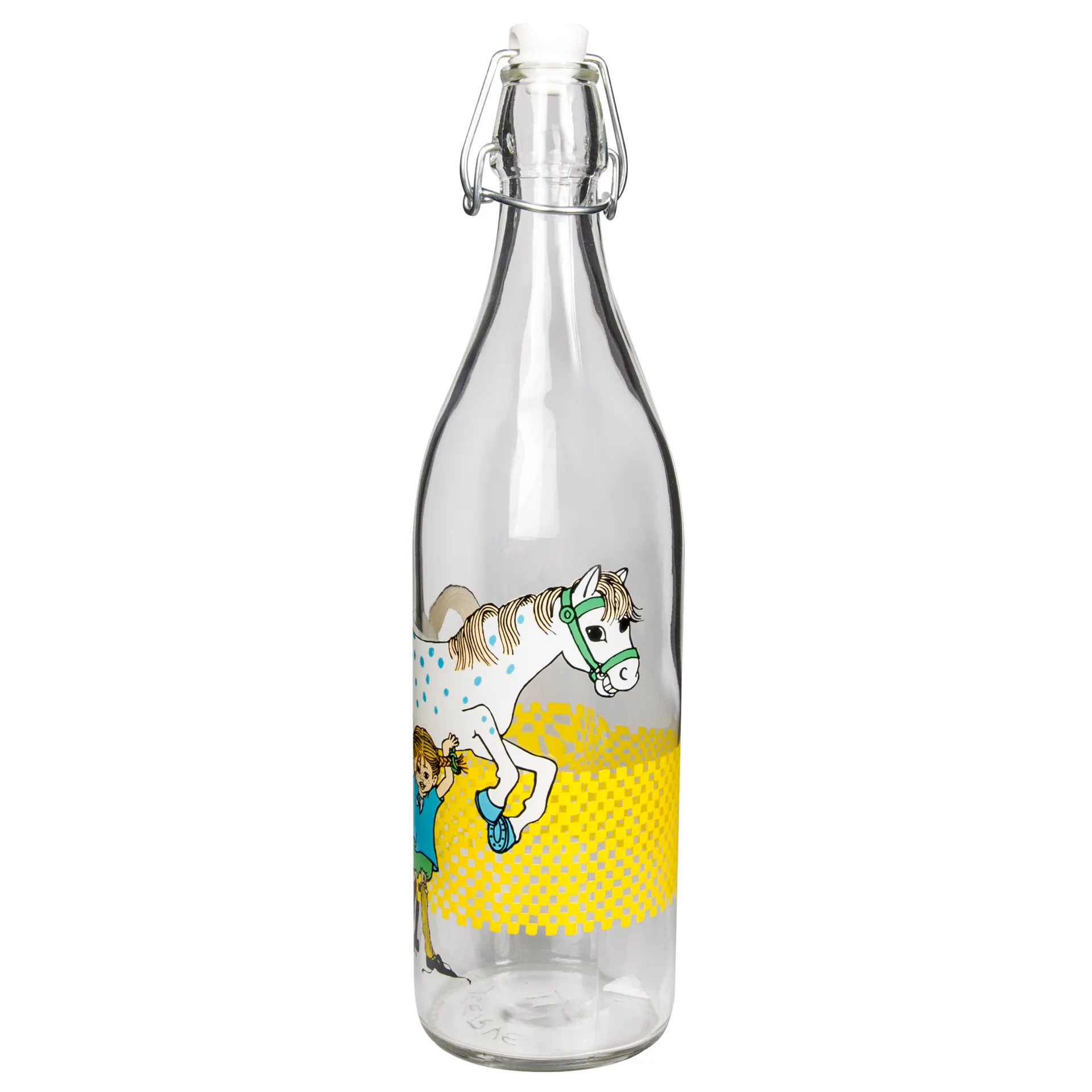 Pippi szklana butelka 1 L, Multi Muurla