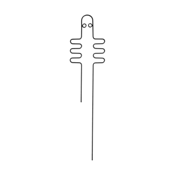 Podpora do roślin Hattifattener - Czarny - Muurla