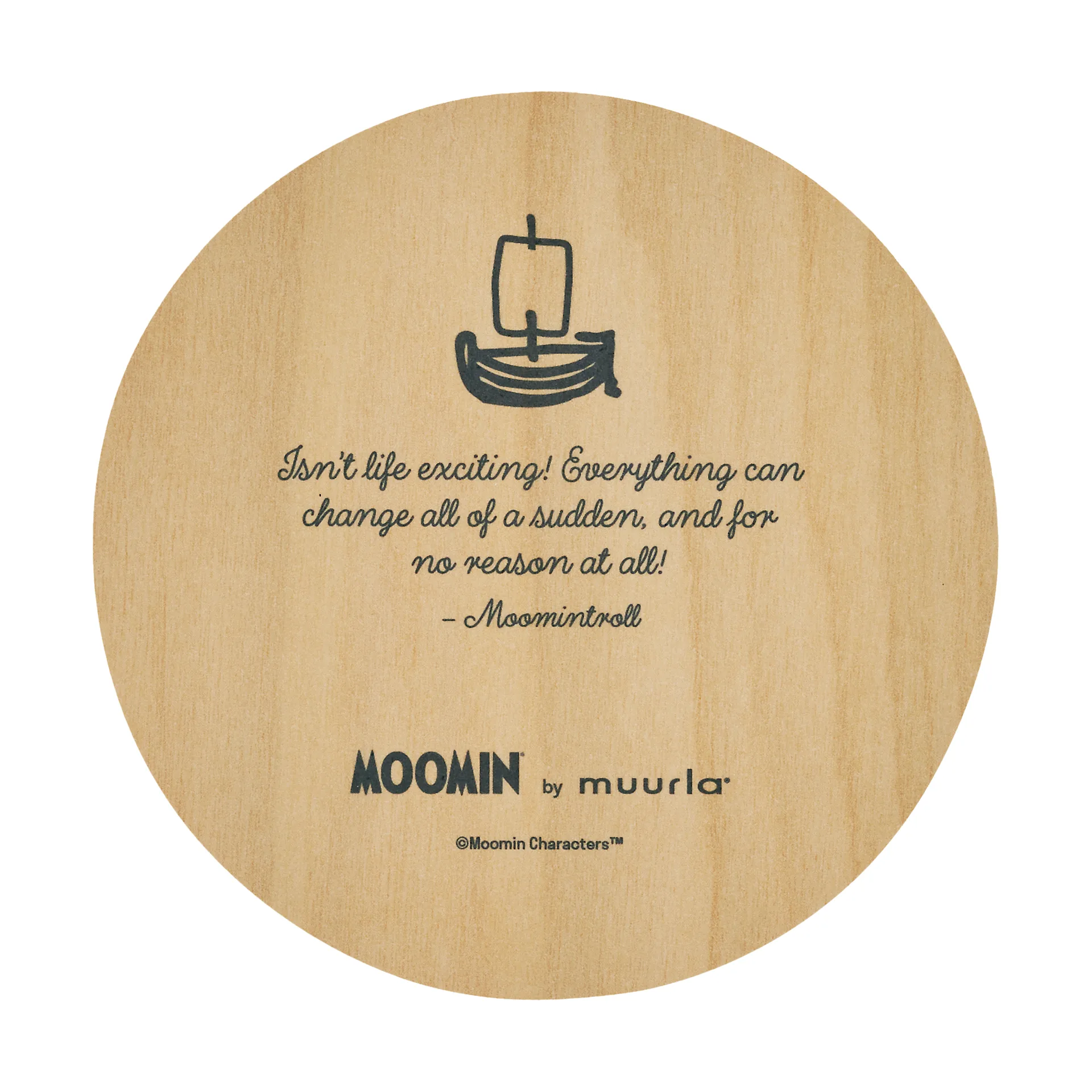 Podstawki pod szklanki Muminki Ø10 cm, Momintroll Muurla