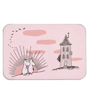 Pojemnik blaszany Mumin Friendship - Friendship, 12x8x9 cm - Muurla