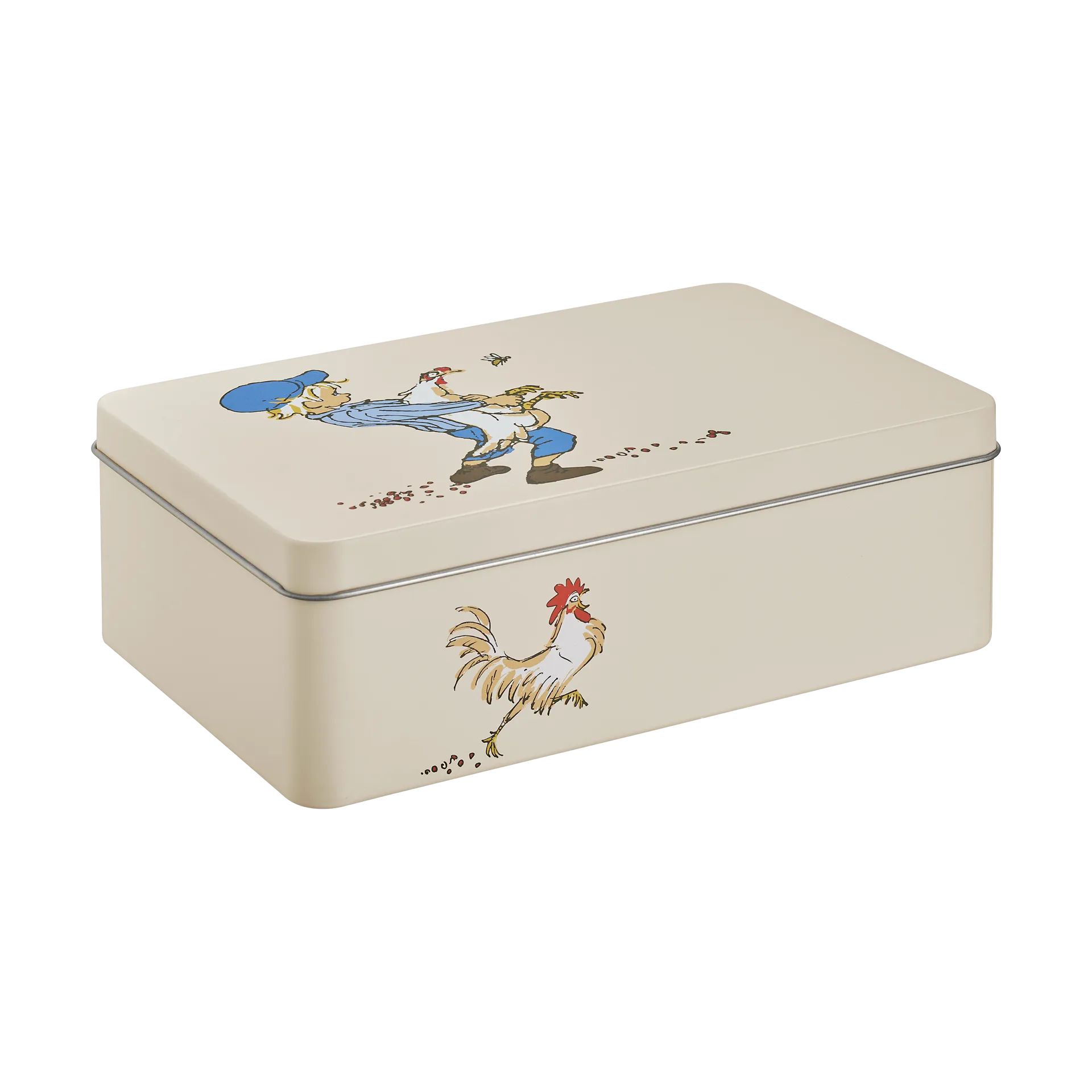 Puszka blaszana Emil 18x12x6 cm, Cluck Cluck Muurla