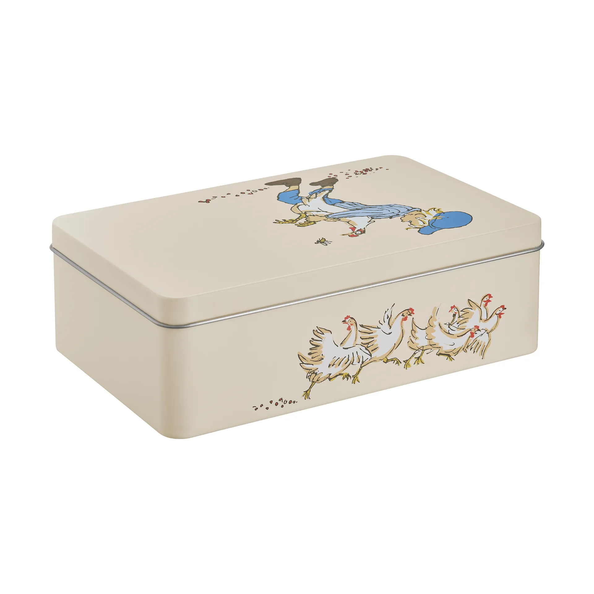 Puszka blaszana Emil 18x12x6 cm, Cluck Cluck Muurla