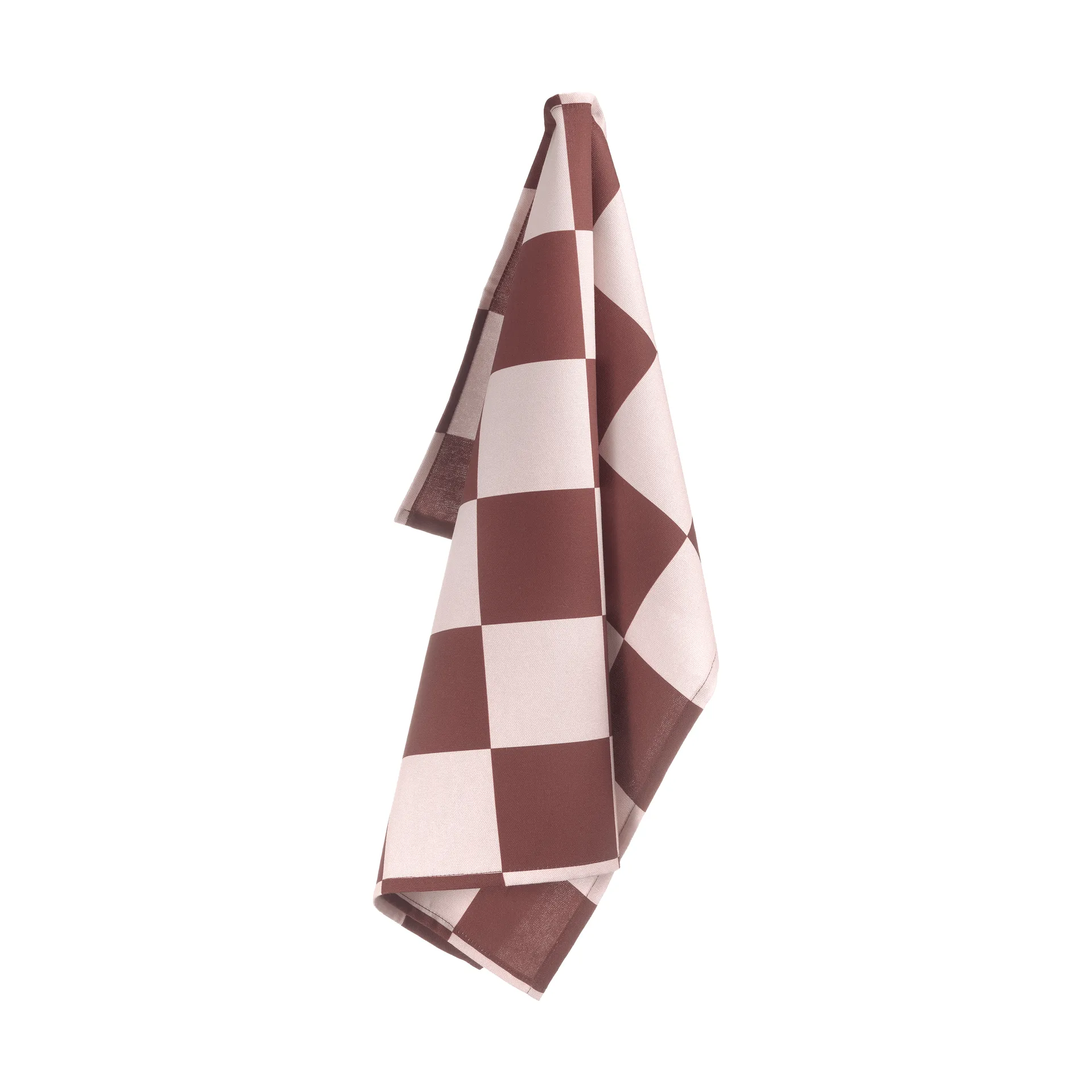 Ręcznik kuchenny Checks & Stripes, Brown-pink, 50x65cm Muurla