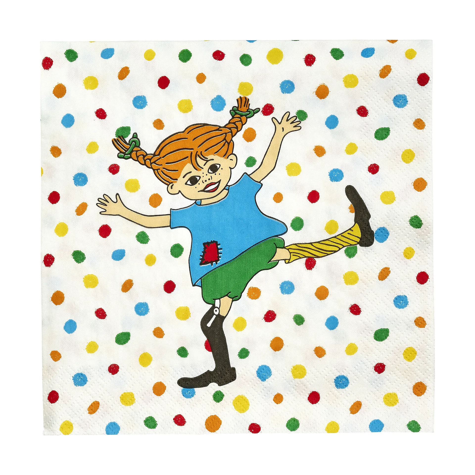 Serwetki Pippi 33x33 cm, 20 sztuk, Gra w klasy Muurla
