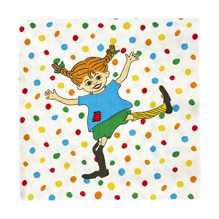 Serwetki Pippi 33x33 cm, 20 sztuk - Gra w klasy - Muurla