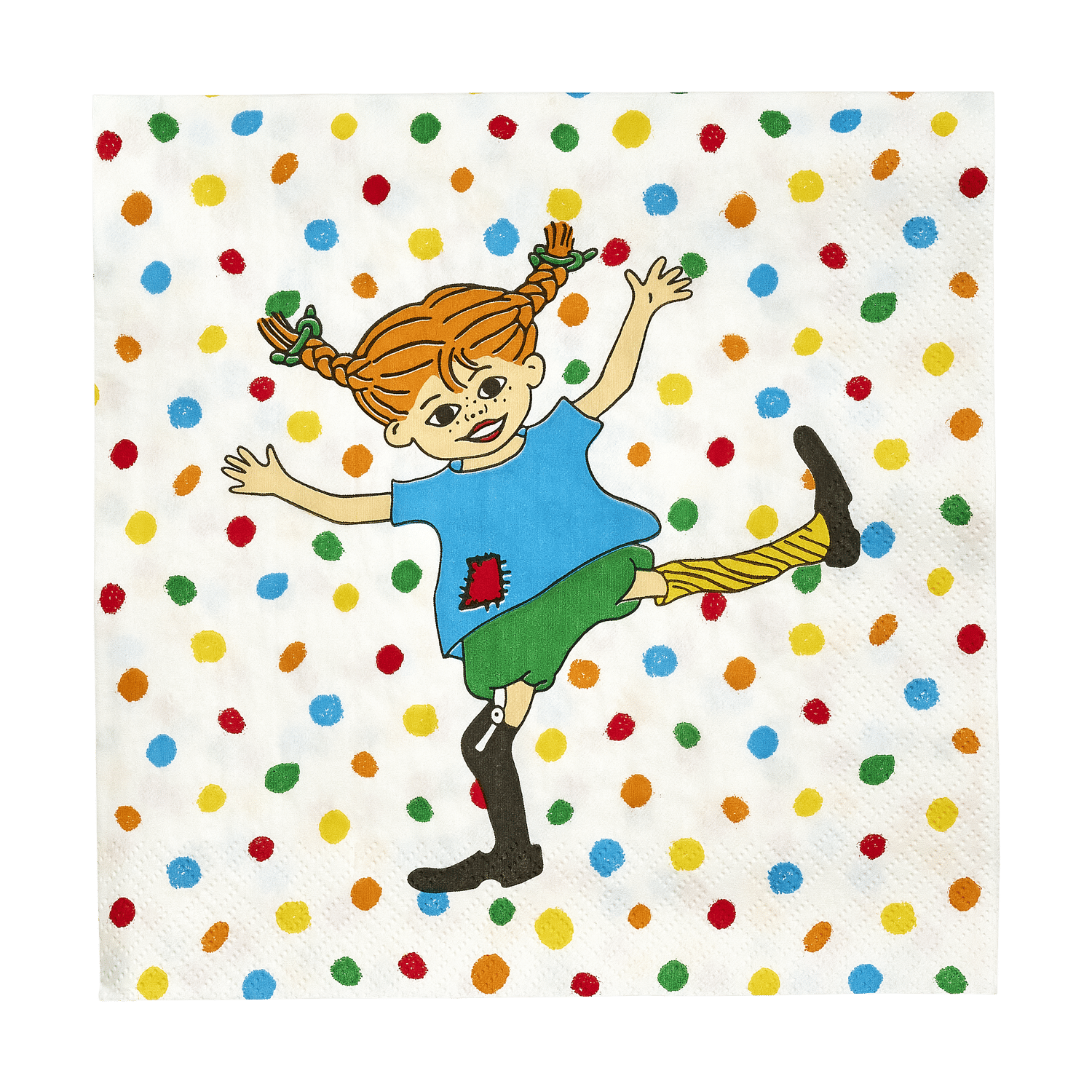Muurla Serwetki Pippi 33x33 cm, 20 sztuk Gra w klasy