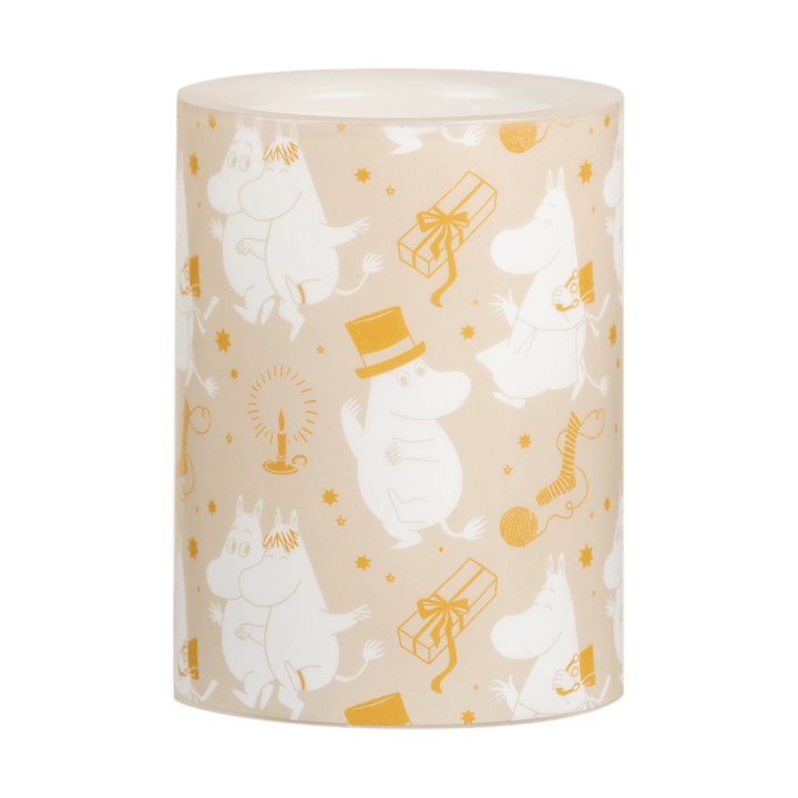 Świeca blokowa Moomin LED 10 cm - Sparkling stars - Muurla