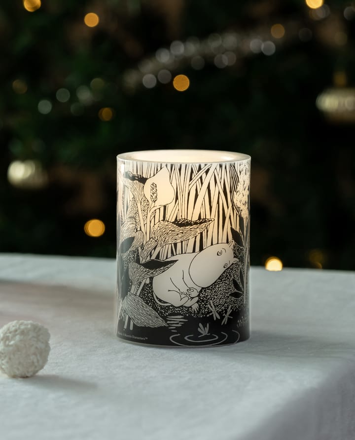 Świeca blokowa Moomin LED 10 cm, The pond Muurla