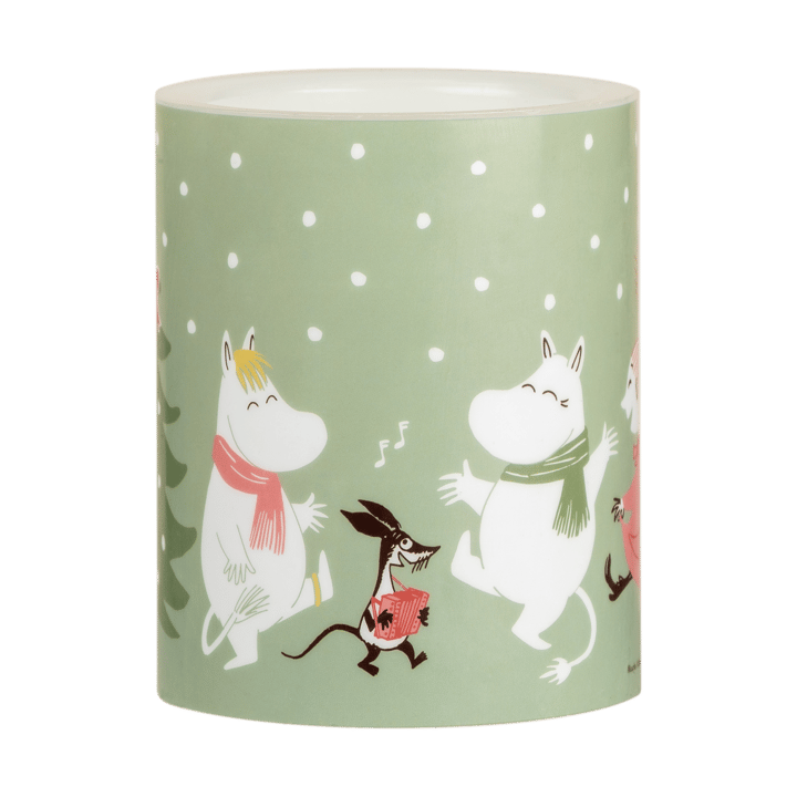 Świeca blokowa Moomin LED 12,5 cm - Festive spirits - Muurla