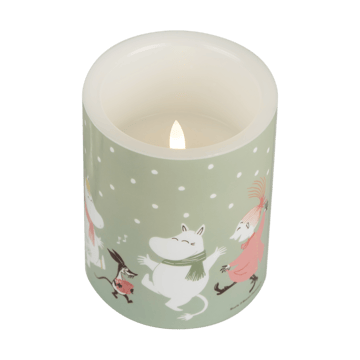 Świeca blokowa Moomin LED 12,5 cm - Festive spirits - Muurla