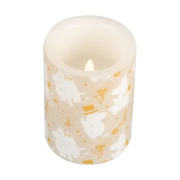 Świeca blokowa Muminki LED 10 cm - Sparkling stars - Muurla