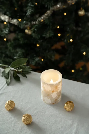 Świeca blokowa Muminki LED 10 cm - Sparkling stars - Muurla