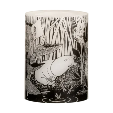 Świeca blokowa Muminki LED 10 cm - The pond - Muurla