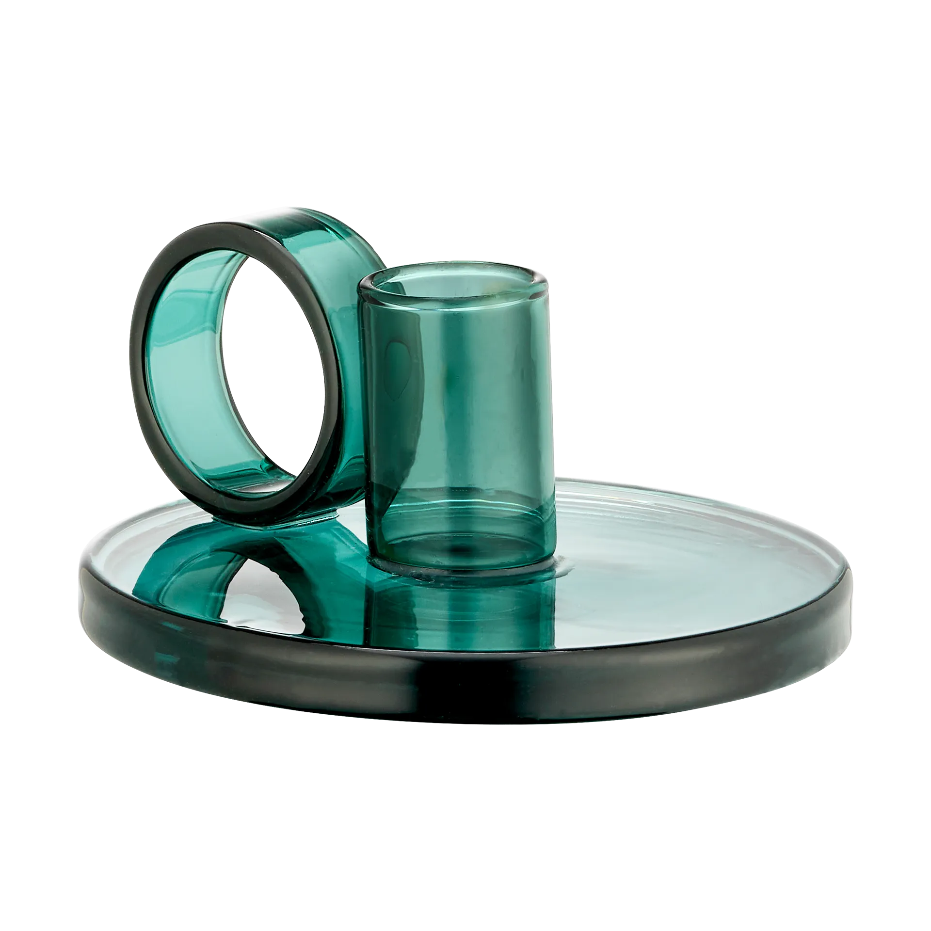 Świecznik Loop Ø11 cm, Teal Muurla