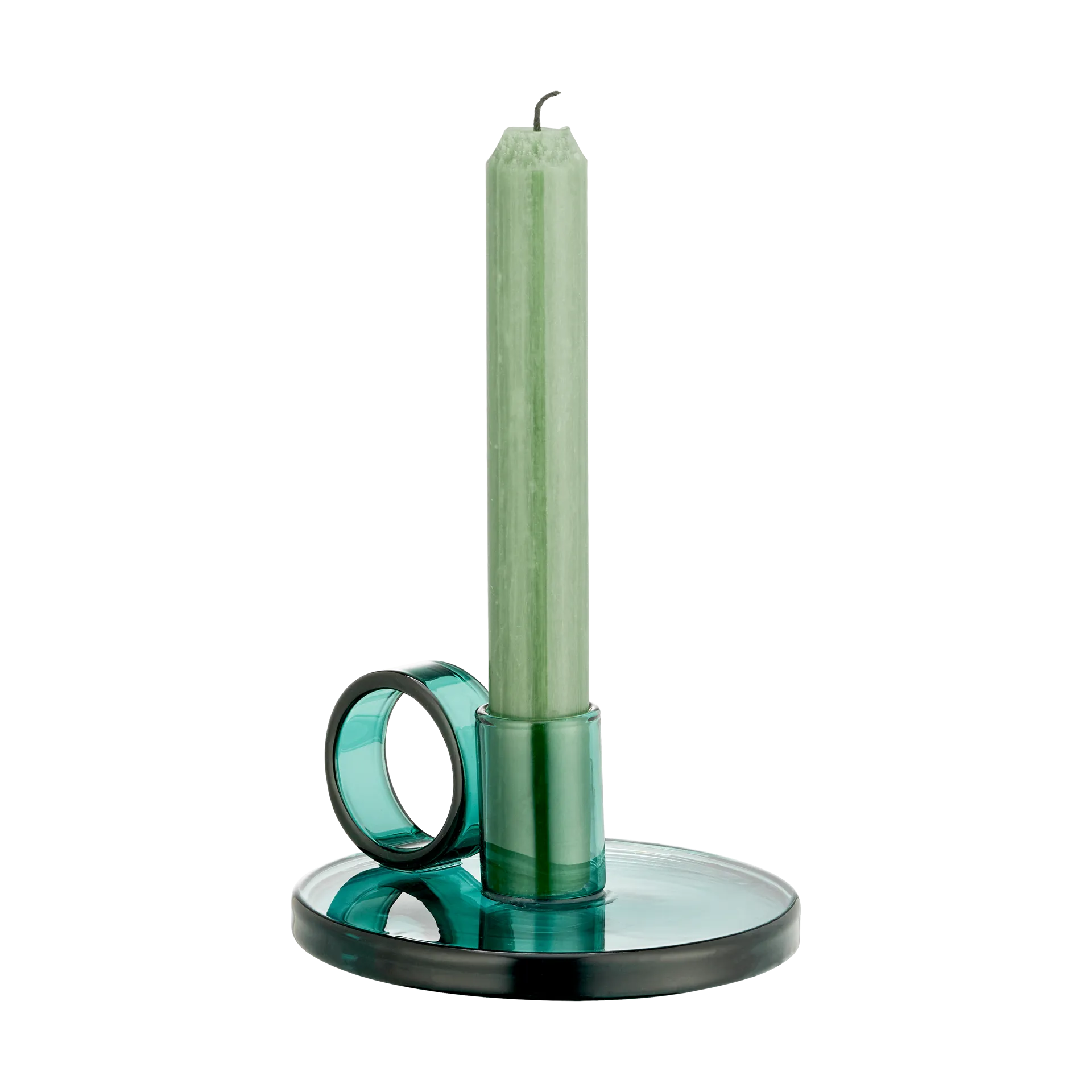 Świecznik Loop Ø11 cm, Teal Muurla