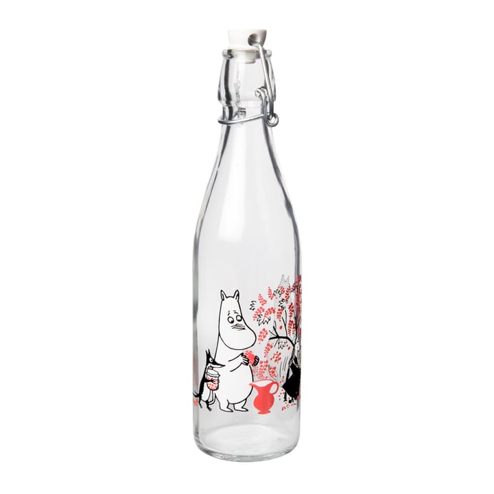 Szklana butelka Muminki 0,5 l, Berries Muurla
