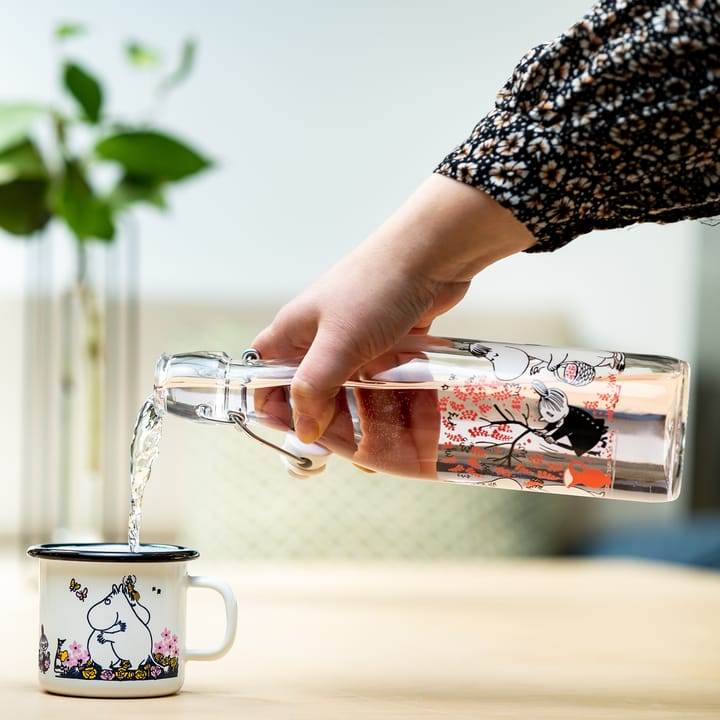 Szklana butelka Muminki 0,5 l, Berries Muurla
