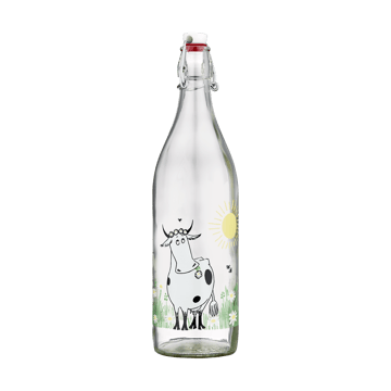 Szklana butelka Muminki 1 L - Meadow - Muurla